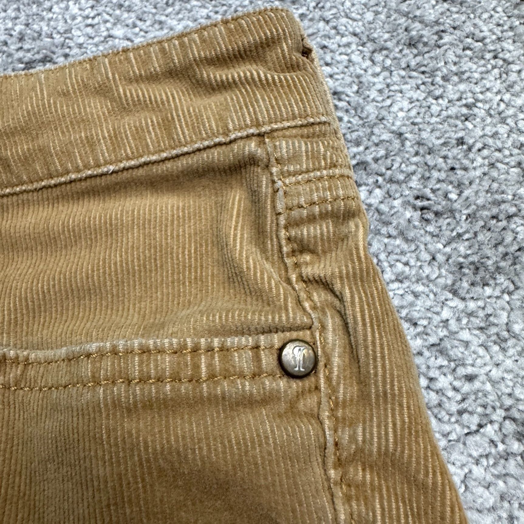 Vintage Pilcro And The Letterpress Stet Corduroy Pants Womens 28 Camel Brown Stretch Size 28" / US 6 / IT 42 - 3 Thumbnail