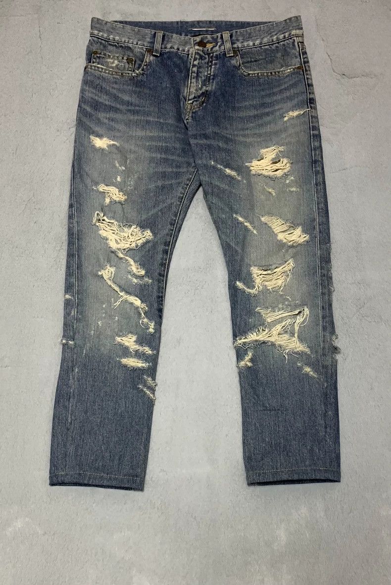 Saint Laurent Paris Saint Laurent Paris Corrosive jeans Size US 30 / EU 46 - 1 Thumbnail