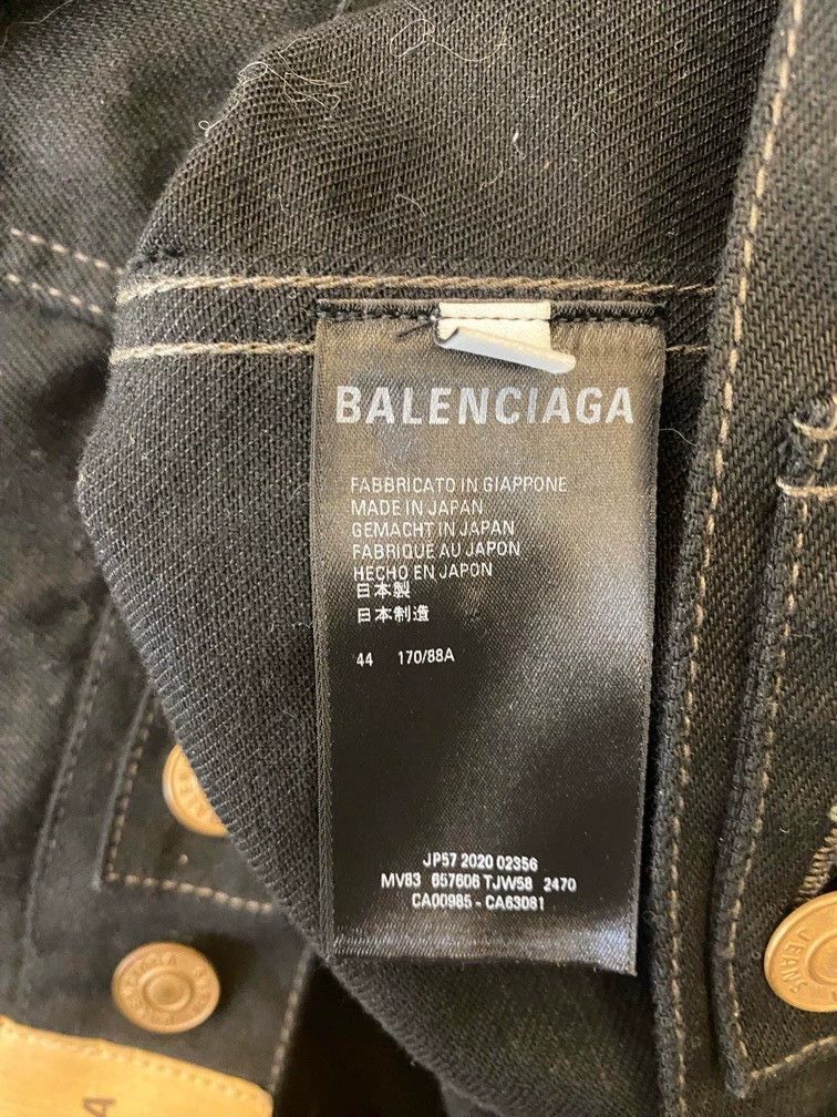 Balenciaga Balenciaga size 44 Black hooded denim jacket Size US S / EU 44-46 / 1 - 5 Thumbnail