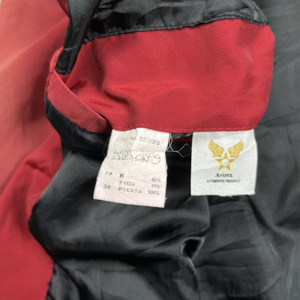 Avirex 1990s Avirex - Fishnet Masked Red Cargo Jacket Size US M / EU 48-50 / 2 - 19 Thumbnail