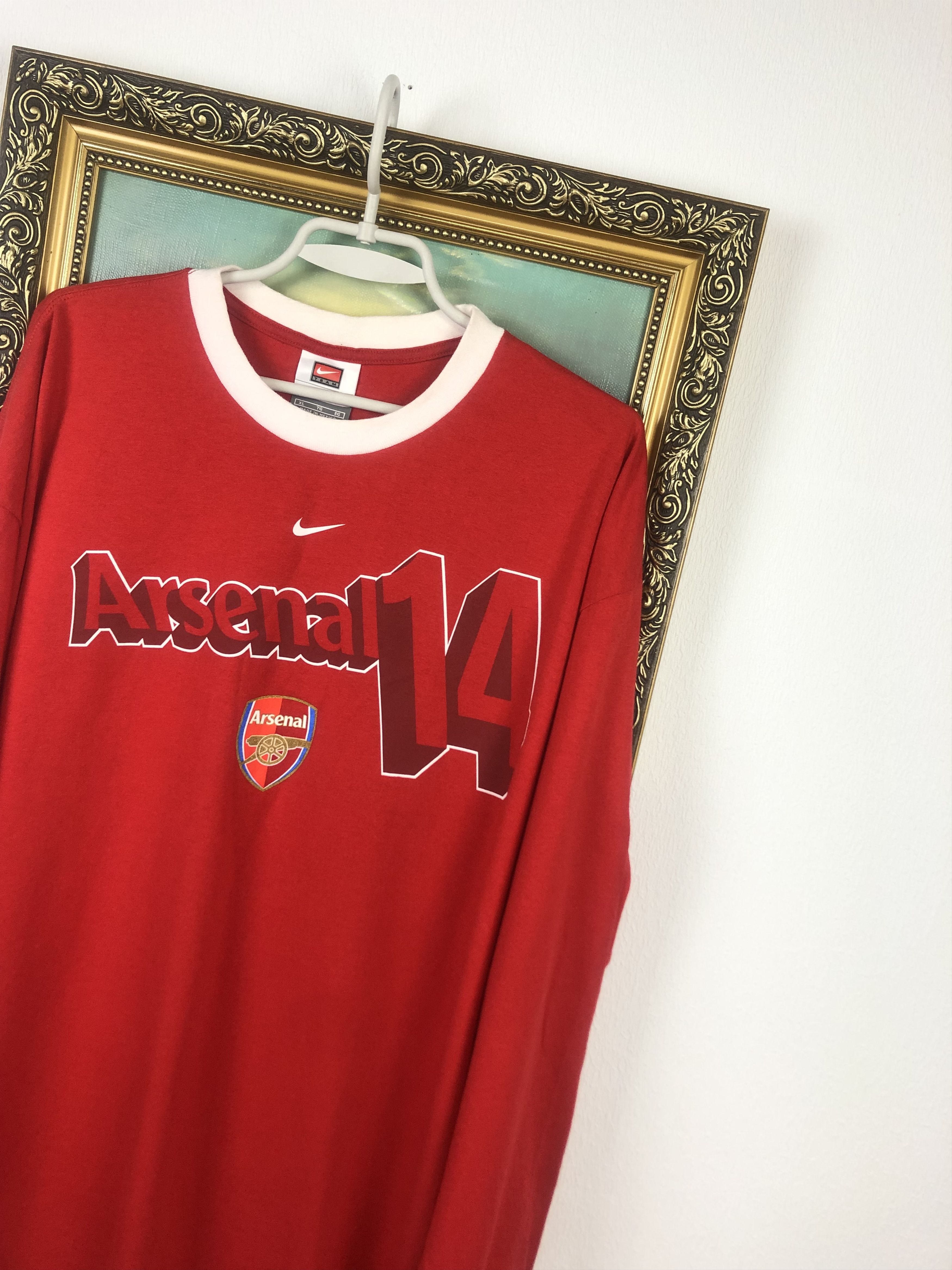 Nike Vintage Arsenal Football Shirt #14 Henry Jersey Long Sleeve Size US XL / EU 56 / 4 - 4 Thumbnail