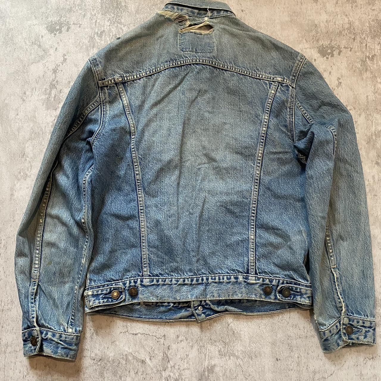 Levi's Levi's denim jacket distressed look Rock Metal Size US M / EU 48-50 / 2 - 2 Thumbnail