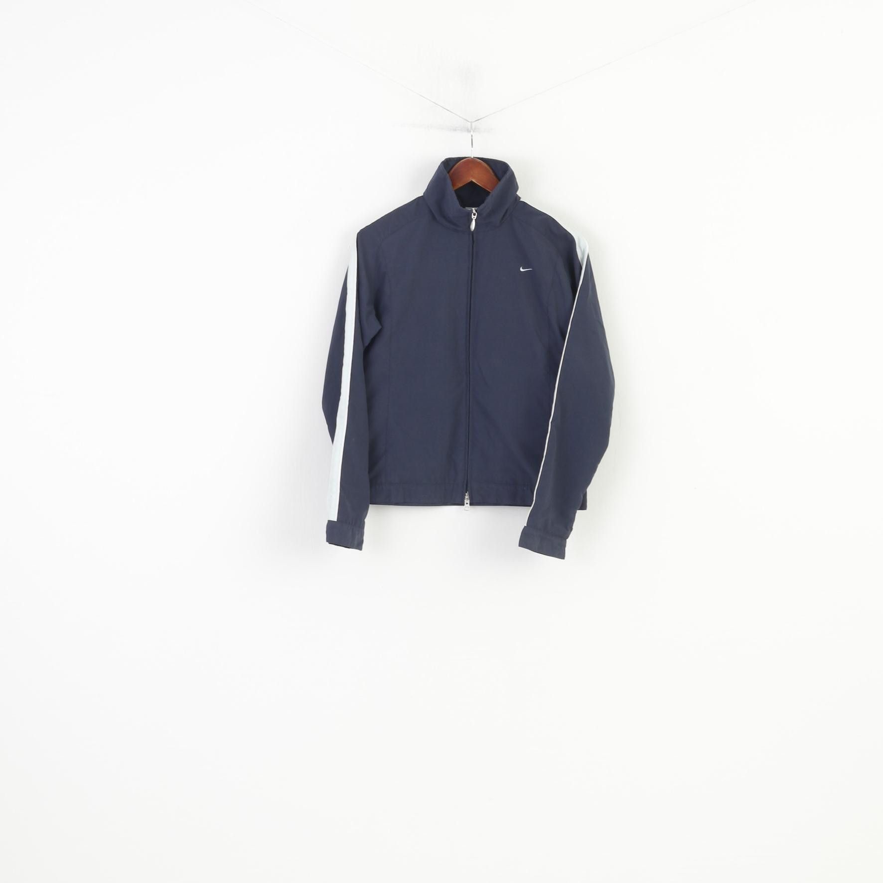 Nike Nike Women M Jacket Navy Sport Training Full Zipper 9786 Size M / US 6-8 / IT 42-44 - 1 Thumbnail