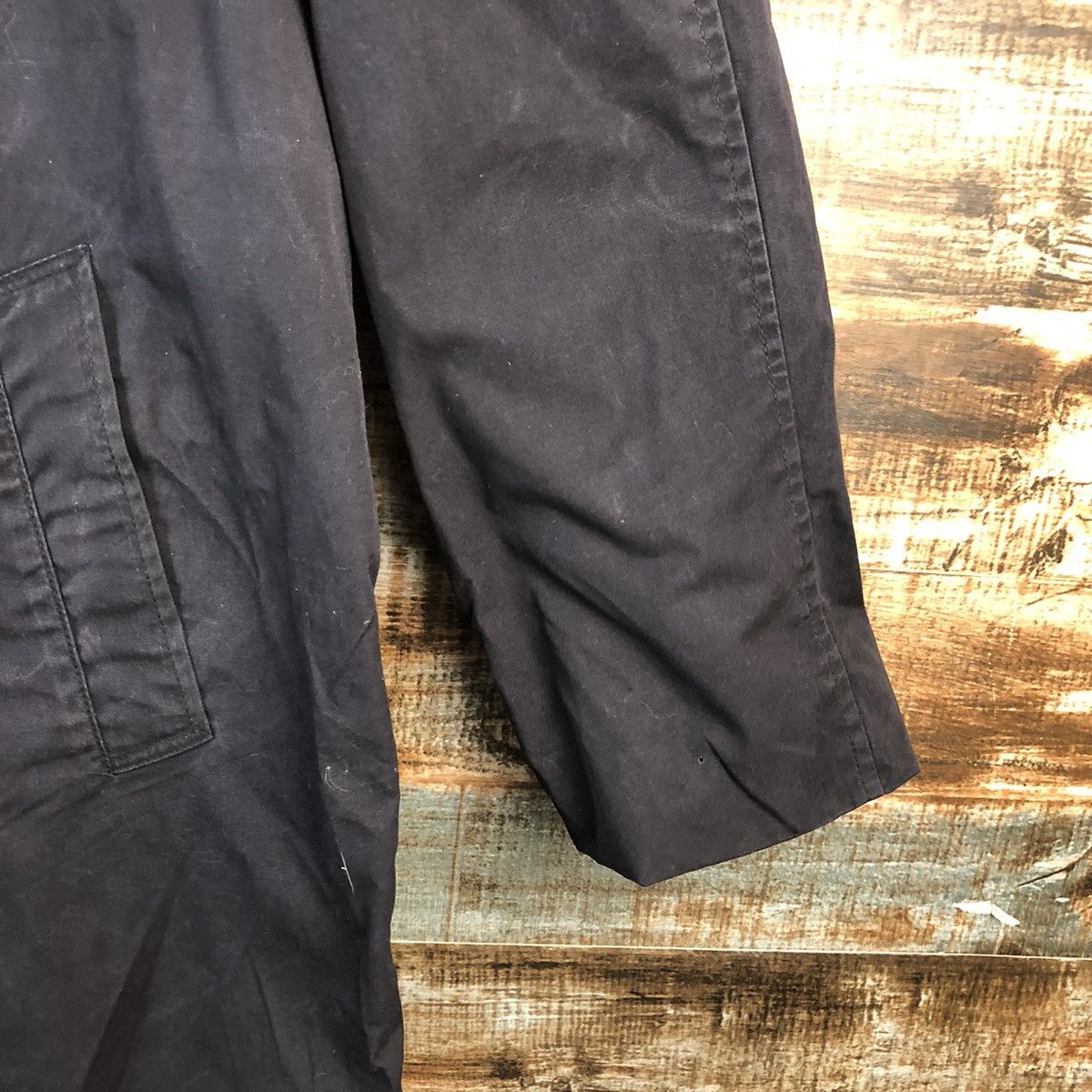 Vintage Vintage military Black Raincoats jacket #A2546 Size US L / EU 52-54 / 3 - 8 Thumbnail