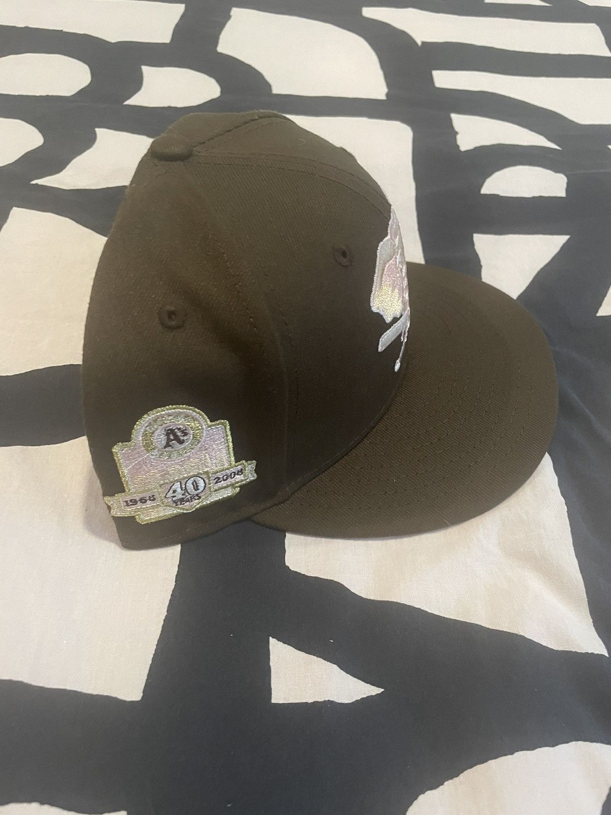 New Era Oakland Athletics Fitted 7 1/2 Size ONE SIZE - 2 Thumbnail