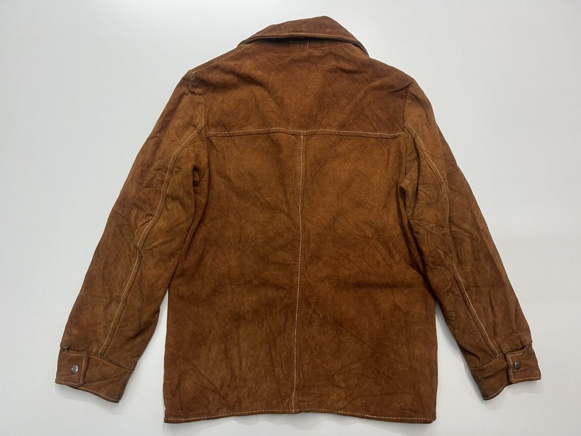 Genuine Leather 🔥VINTAGE GENUINE LEATHER JACKET R SHERMAN Size US M / EU 48-50 / 2 - 5 Thumbnail