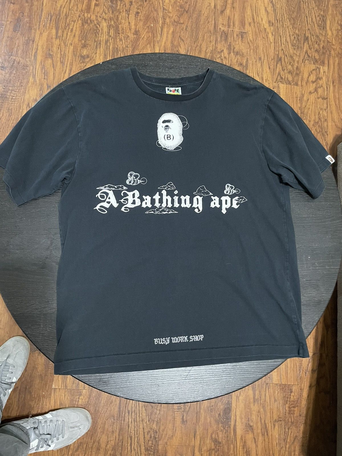 Authentic BAPE / A Bathing Ape Busy Works tee / XL