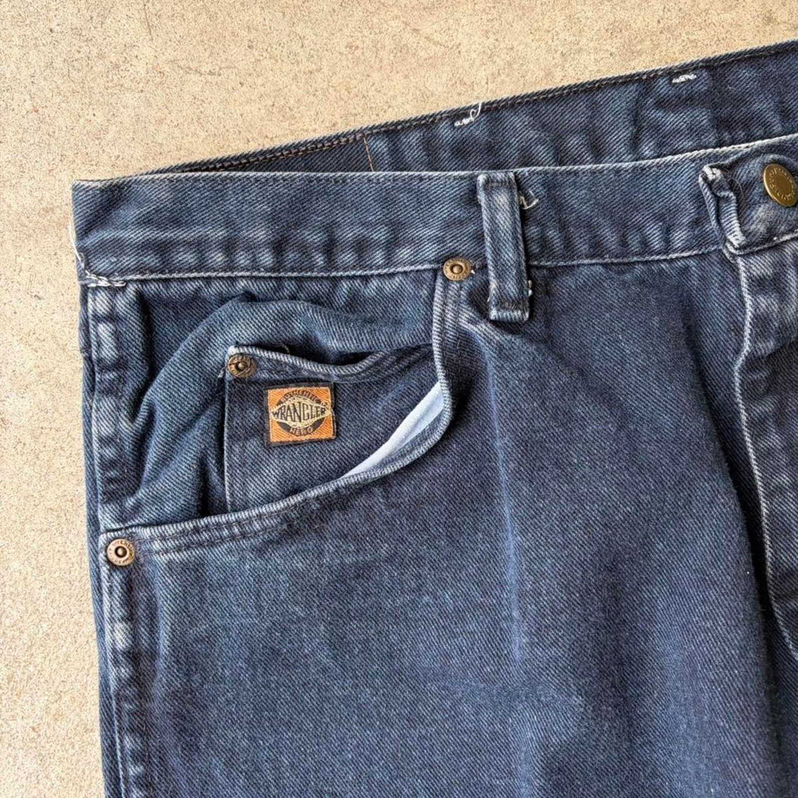 Wrangler 90s wrangler hero dark wash jeans Size US 36 / EU 52 - 4 Thumbnail