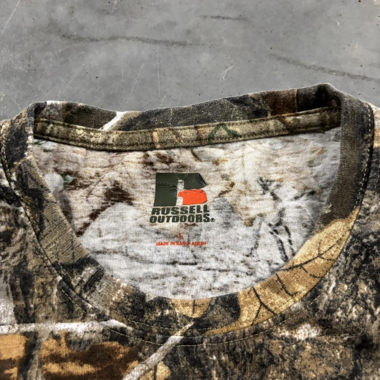 Realtree Crazy Vintage Y2K/2000s Real Tree Camo Streetwear Essential Tee! Size US L / EU 52-54 / 3 - 3 Thumbnail