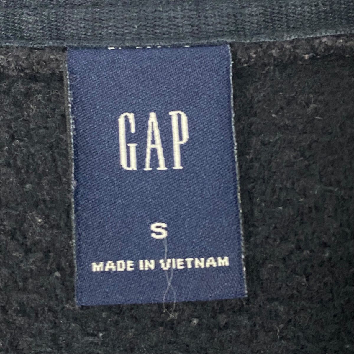Vintage Vintage Gap Hoodie Big Logo Sweater Black Pullover Jumper S Size US S / EU 44-46 / 1 - 5 Thumbnail
