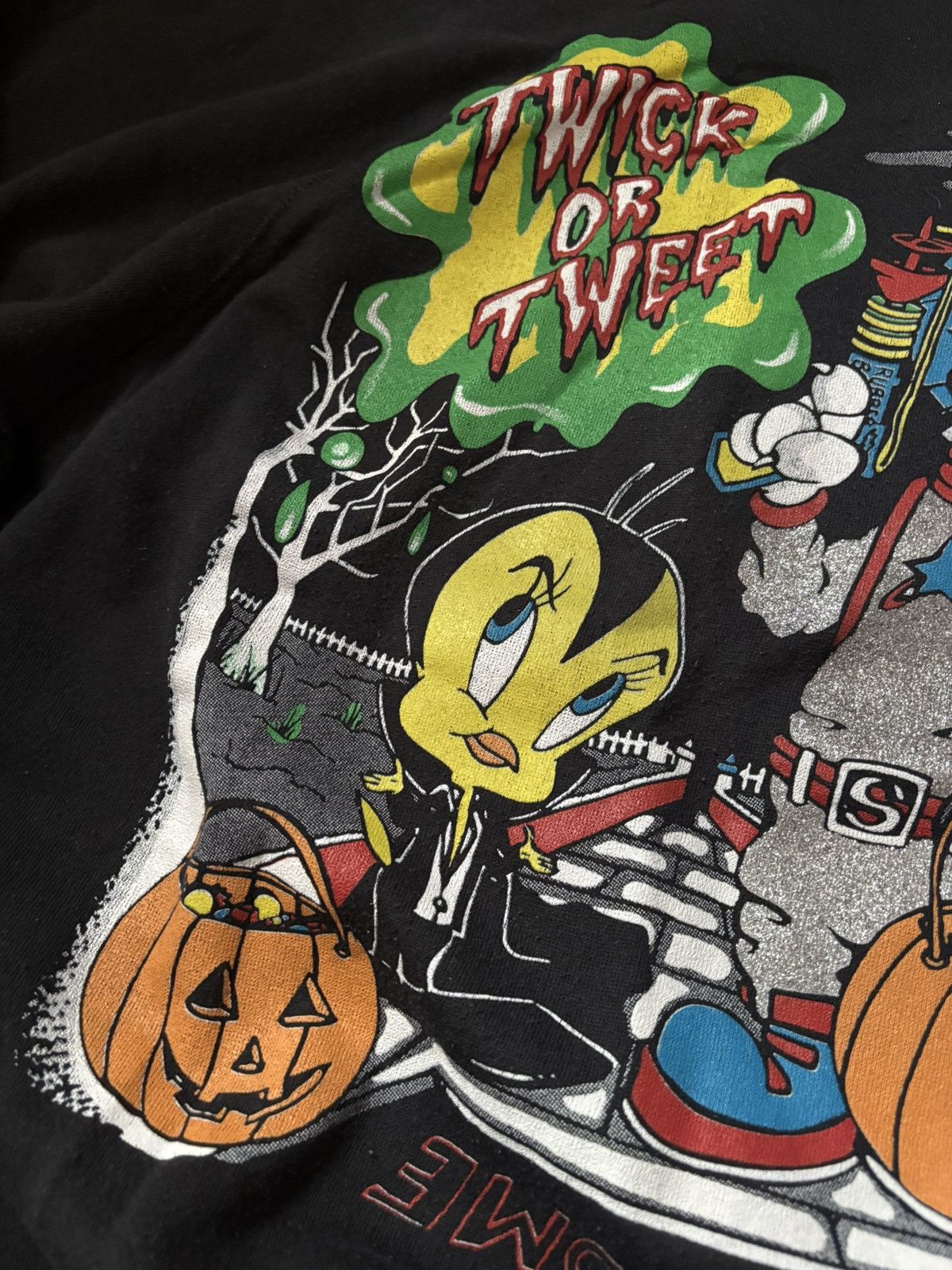 Vintage Freeze Warner Bros 1994 vintage rare sweatshirt NY made USA Size US L / EU 52-54 / 3 - 10 Thumbnail