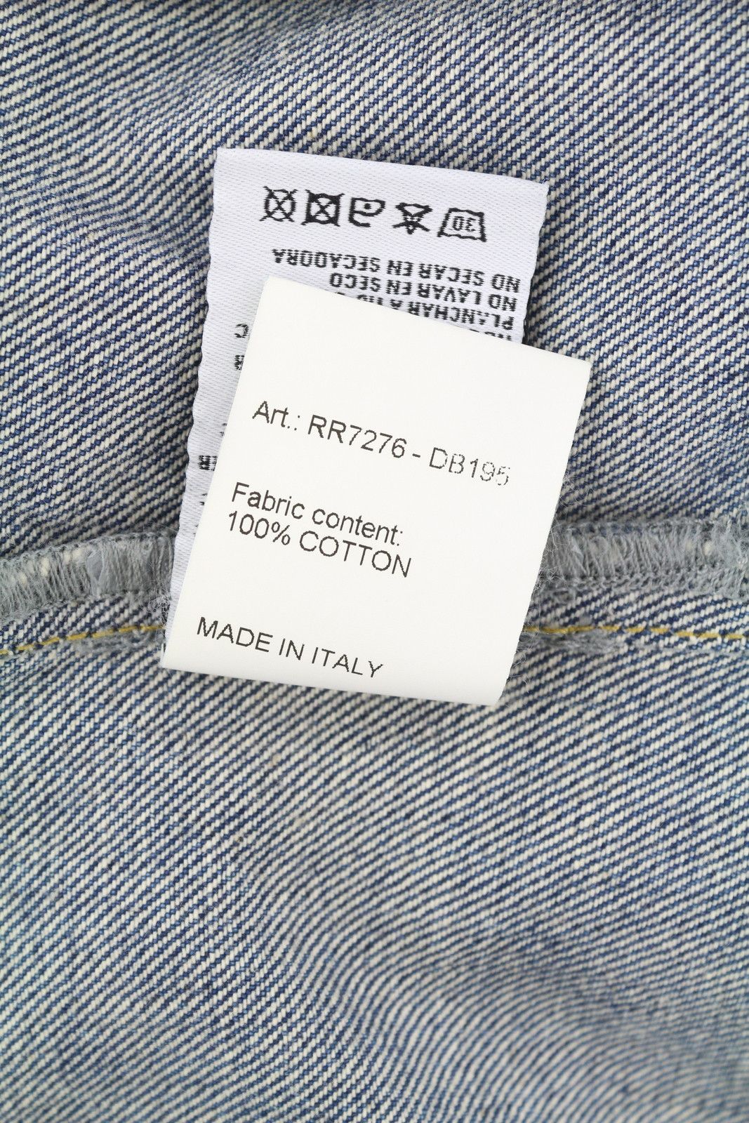 R13 RAGLAN TRUCKER JKT M Kelly Tex Button-Up Washed Denim 86164 Size M / US 6-8 / IT 42-44 - 9 Thumbnail