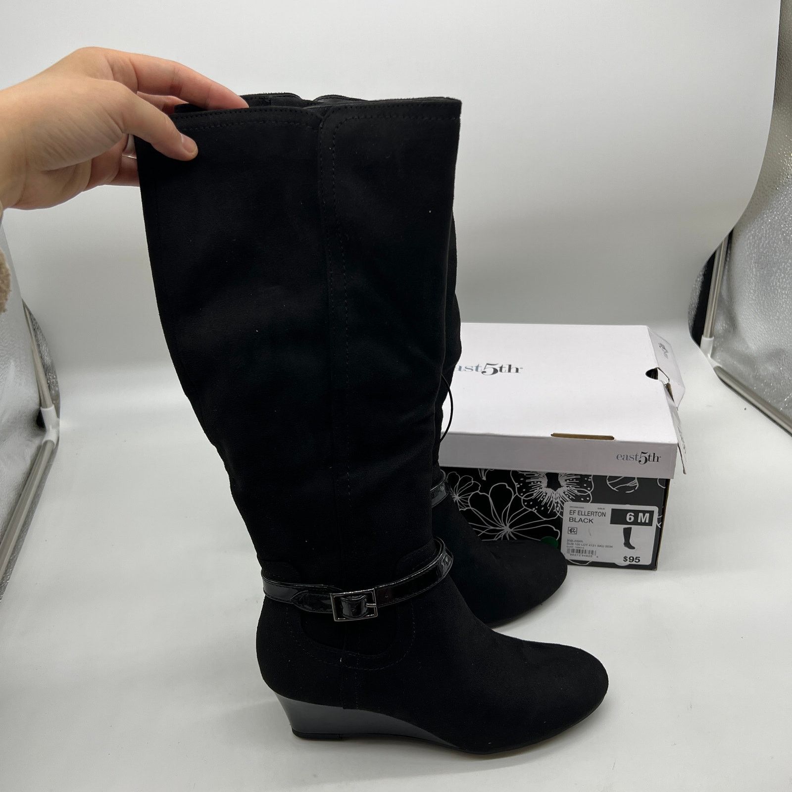 Other East 5th Womens Ellerton Wedge Heel Dress Boots, 6 Size US 6 / IT 36 - 2 Thumbnail