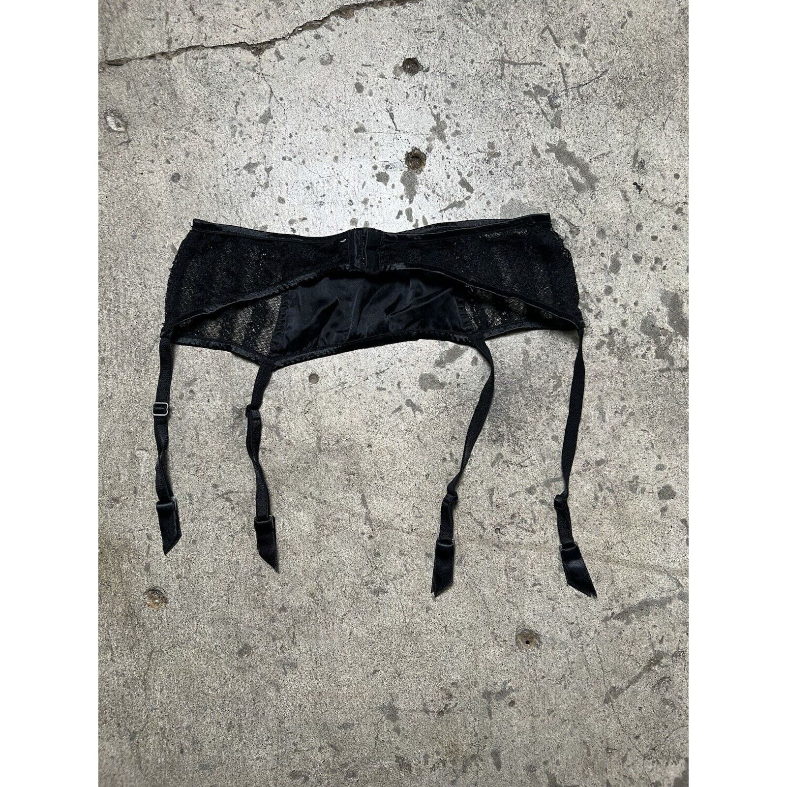 KIKI DE MONTPARNASSE Kiki de Montparnasse garter belt Black Size S Black Silk Size ONE SIZE - 6 Thumbnail