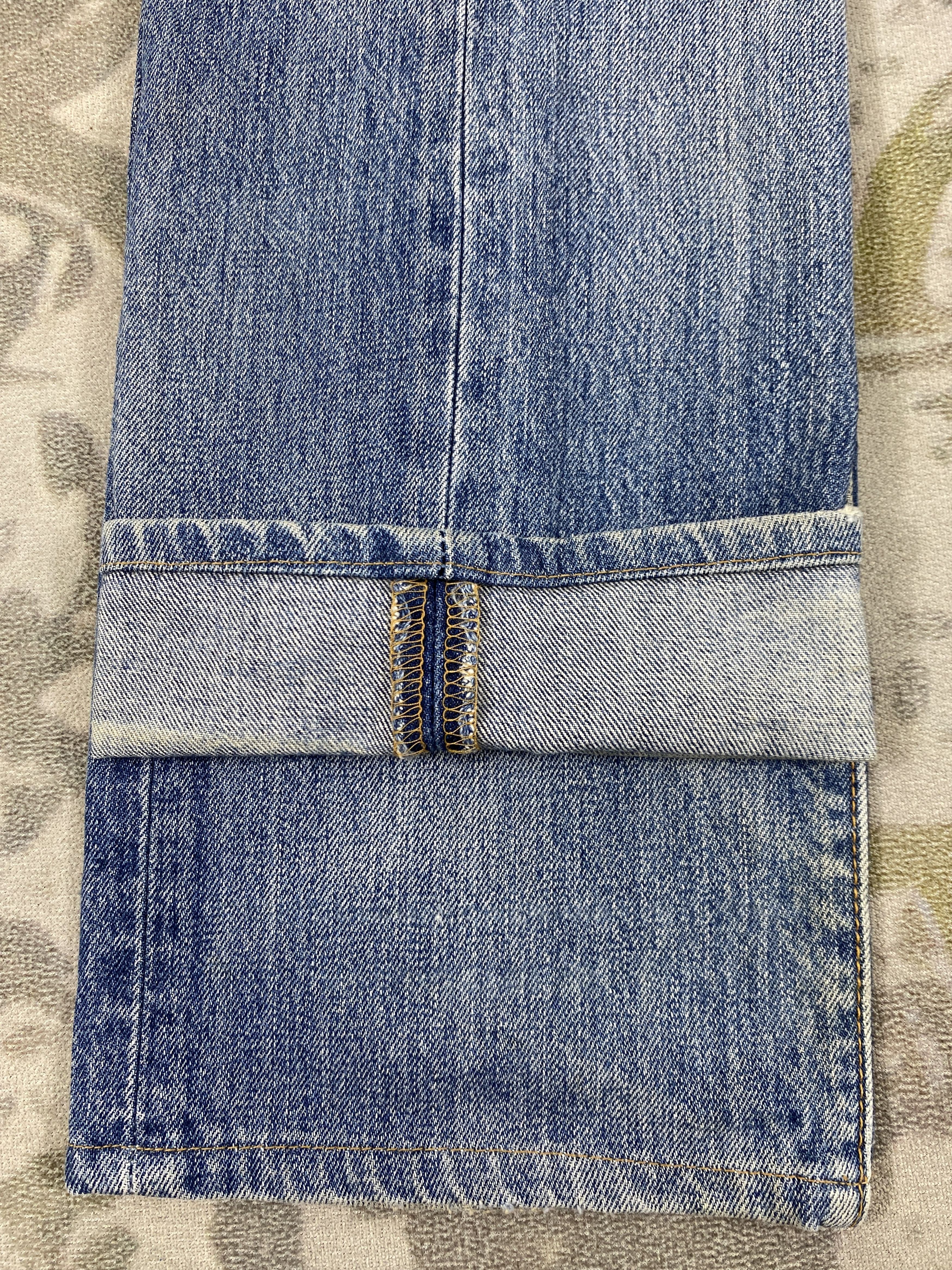 Levi's Distressed Blue Vintage Levi's 501 Jeans 30x30 Denim- JN3935 Size US 30 / EU 46 - 10 Thumbnail