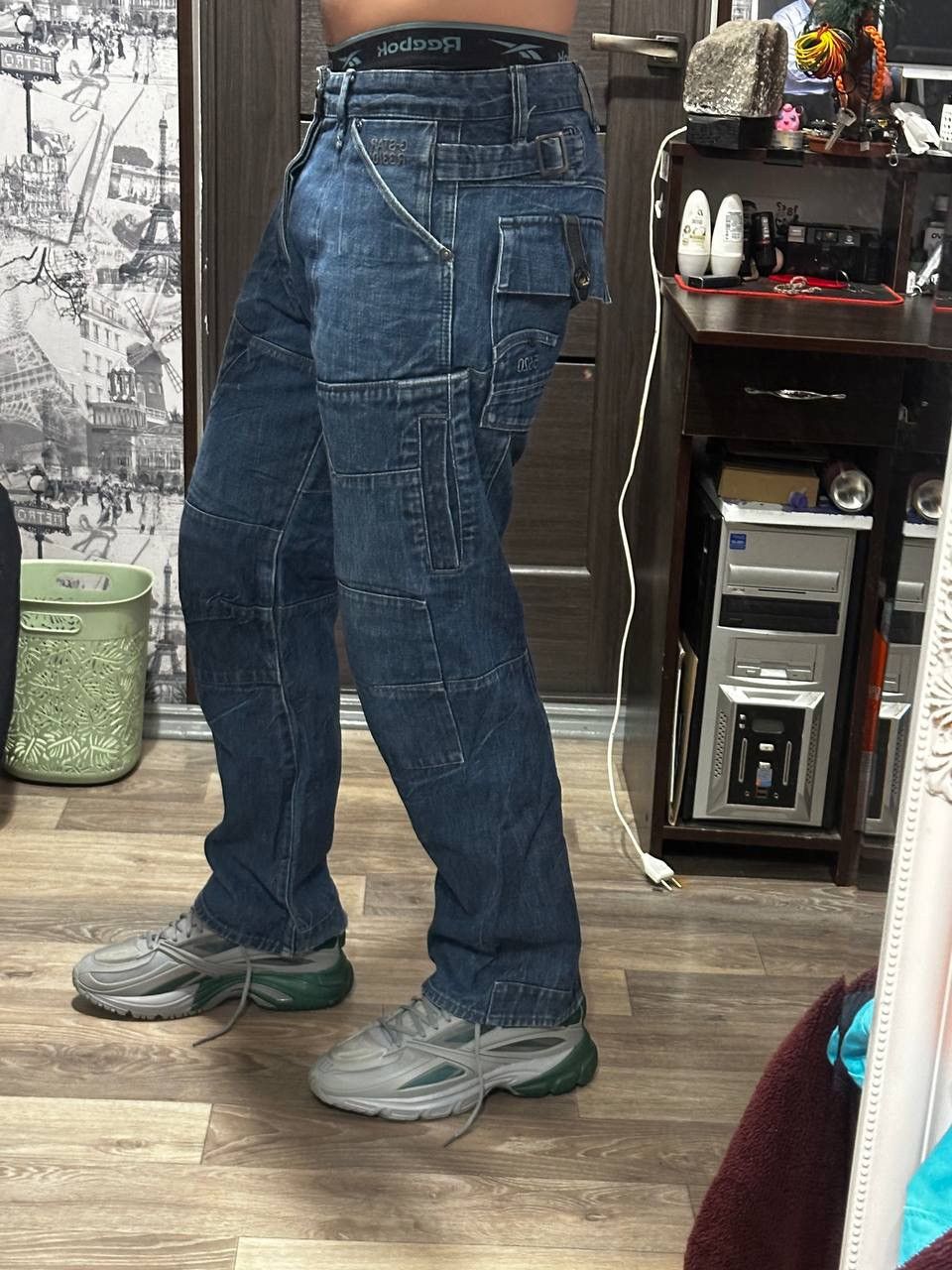 G-Star × Vintage G Star Raw Vintage Elwood Denim Double Knee Pants Jeans Size US 32 / EU 48 - 12 Thumbnail