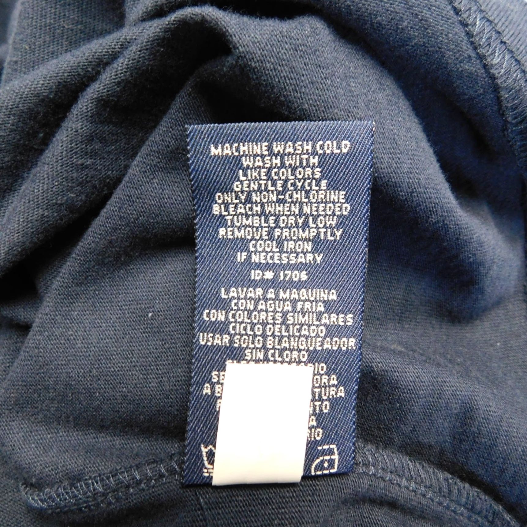 Vintage Puritan Men's Long Sleeve T-Shirt Navy Blue 38-40 Medium Size US M / EU 48-50 / 2 - 7 Thumbnail