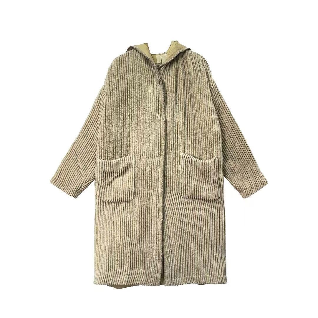 Uma Wang UMA WANG Slouch-Hood Concealed-Fastening Coat Size S / US 4 / IT 40 - 1 Thumbnail