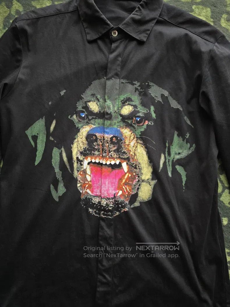 Givenchy Givenchy Black Label Dog Head Shirt Size US M / EU 48-50 / 2 - 2 Thumbnail