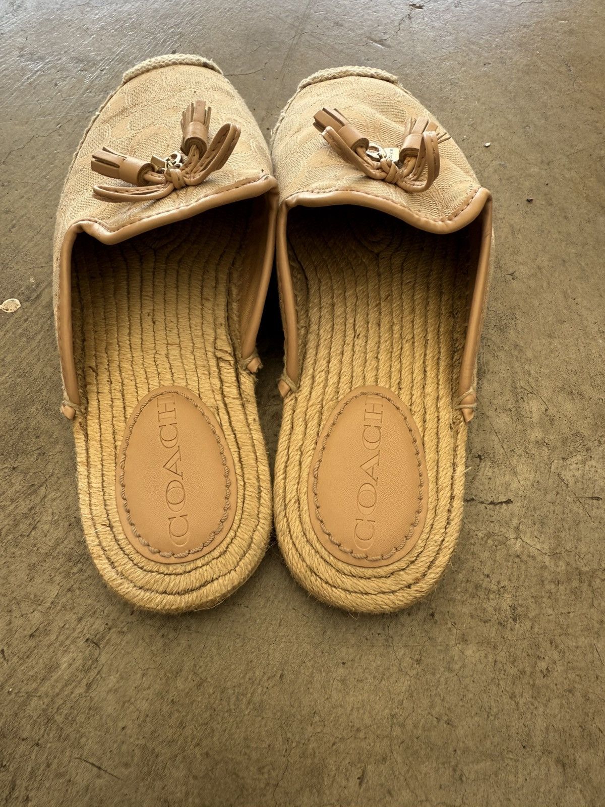 Coach Coach Cassidy Rose Gold Espadrille Mule Size 8 Pre Owned Size US 8 / IT 38 - 4 Thumbnail