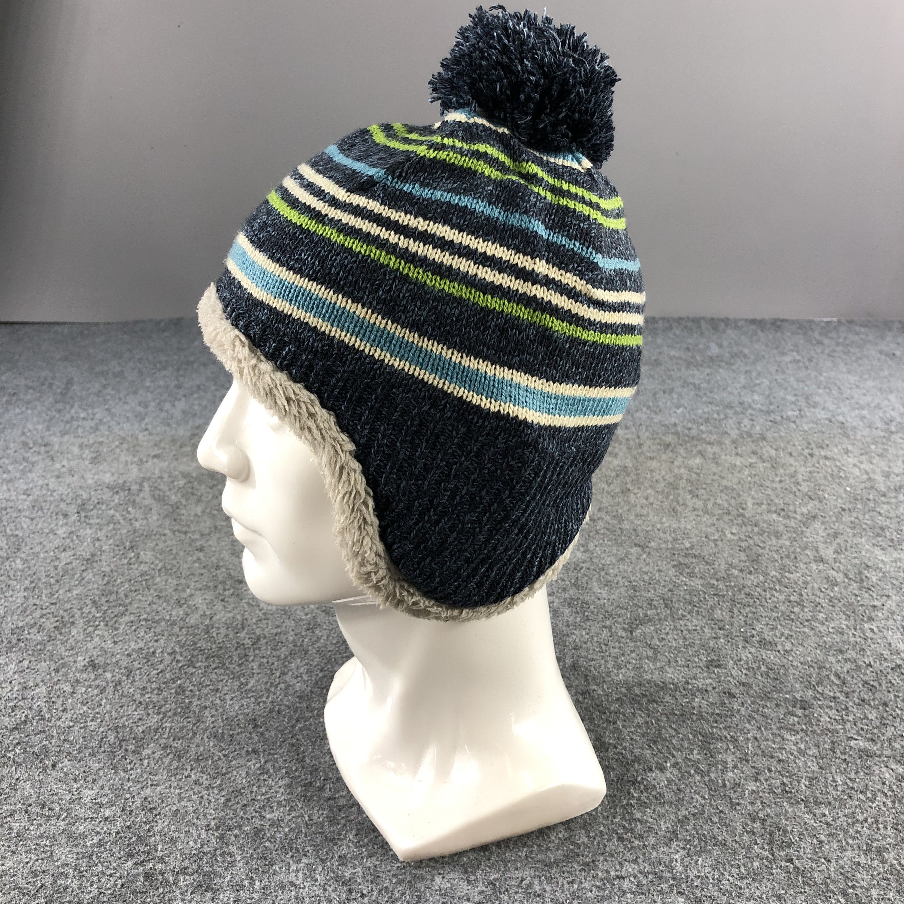 Vintage Ushanka Earflap Bobble Beanie Snowcap Snow Hat B446 Size ONE SIZE - 1 Thumbnail