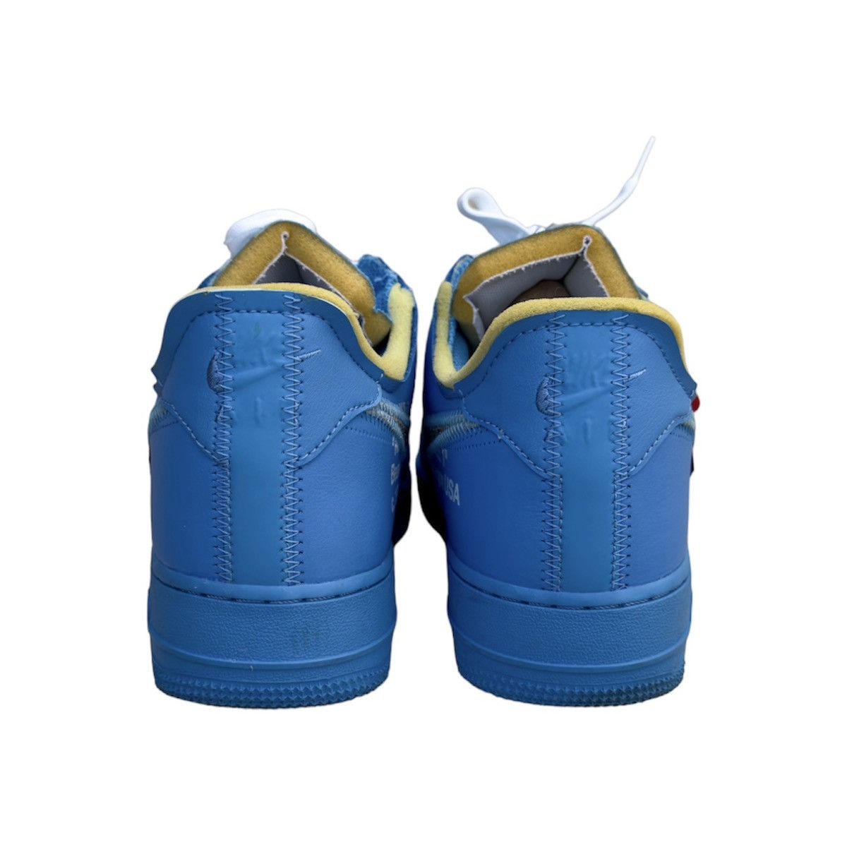 Nike × Off-White Nike Air Force Off White MCA University Blue Size US 10 / EU 43 - 4 Thumbnail
