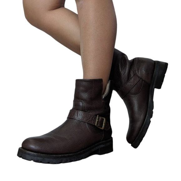 Frye Veronica Shearling Bootie Size 9.5 Women