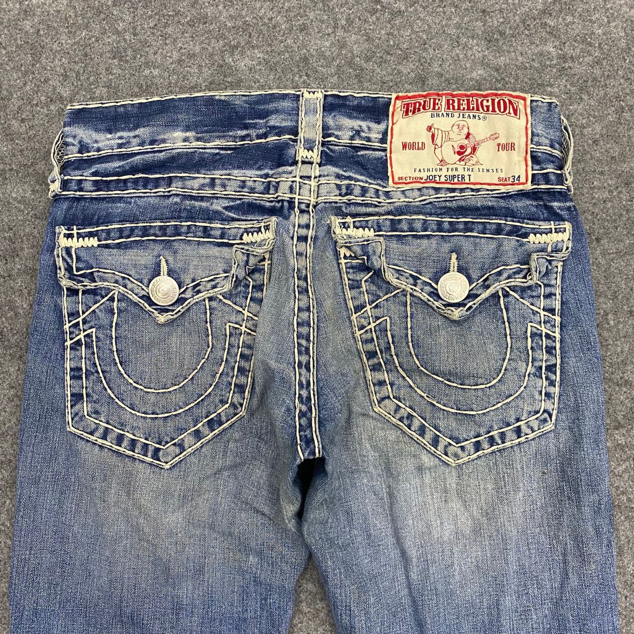 If Six Was Nine 💥Best Offer💥Vintage True Religion Flare Denim Size US 34 / EU 50 - 11 Thumbnail