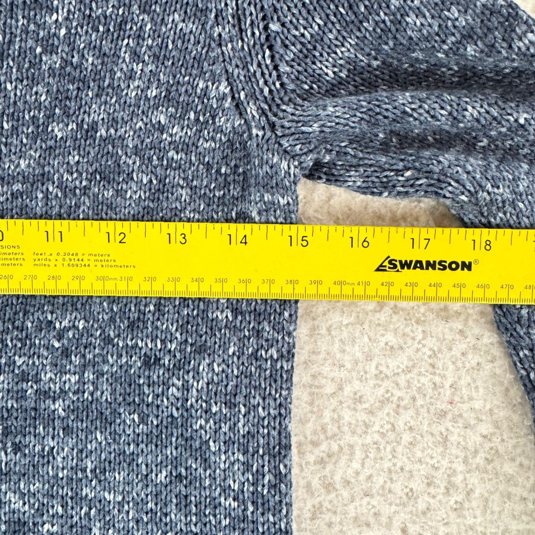 J.Crew J. Crew Blue Knit Crew Neck Sweater Womens 3/4 Sleeve Pullover Size Small Size S / US 4 / IT 40 - 6 Thumbnail