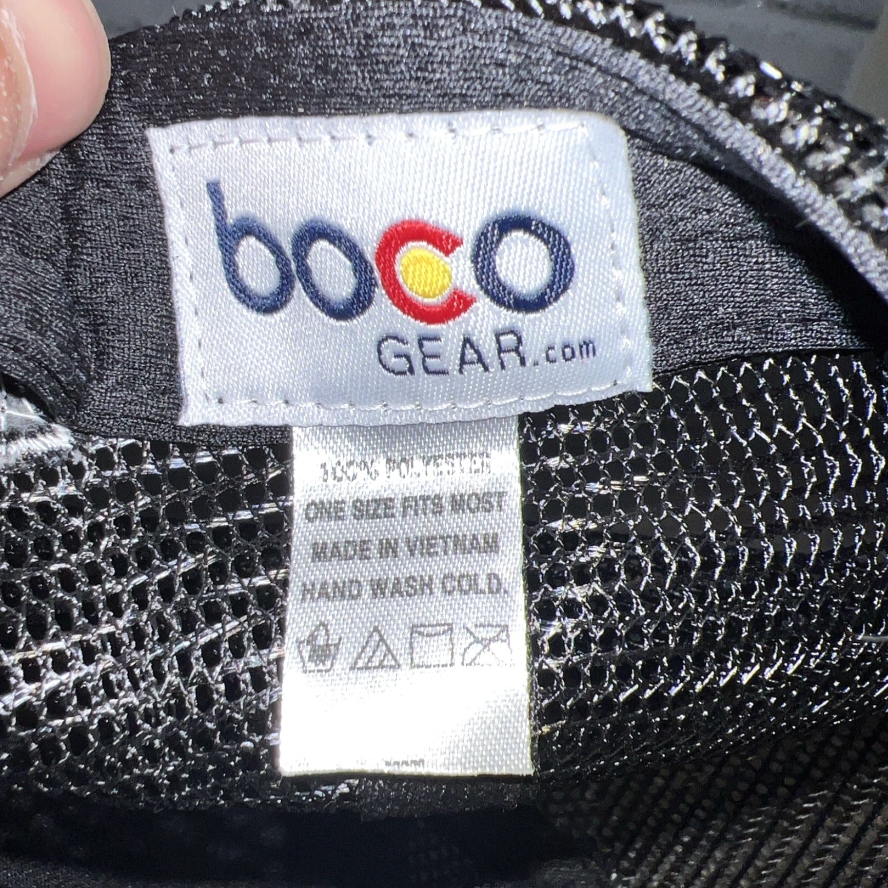 Vintage REI Co-Op Boco Gear Hat Snapback Black Men One Size Size ONE SIZE - 5 Thumbnail