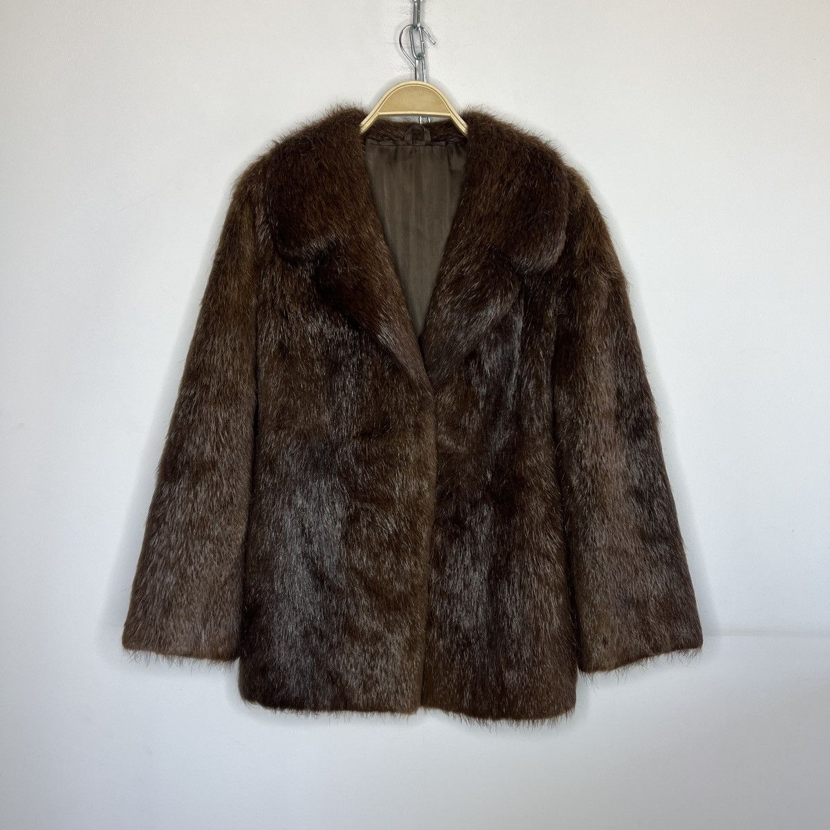 Vintage 90s Vintage Real Rabbit Fur Coat Jacket Heavy Opium Punk Y2K Size US M / EU 48-50 / 2 - 1 Thumbnail