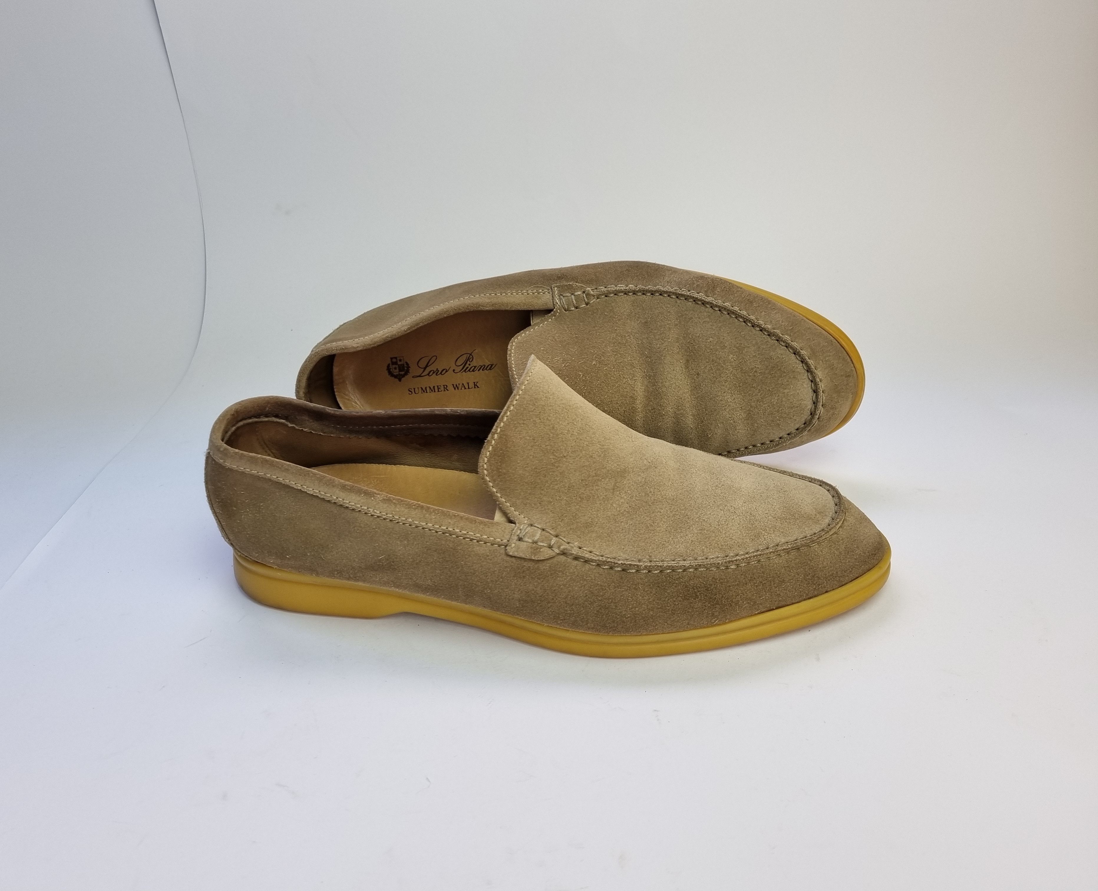 Loro Piana Loro Piana Summer Walk Suede Loafers Casual Leather Shoes Size US 10 / EU 43 - 3 Thumbnail