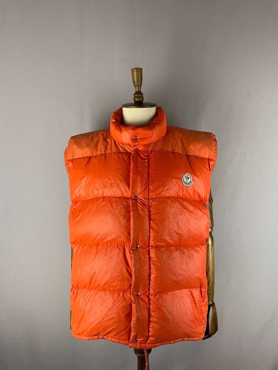 Moncler Moncler Down Jacket Vintage Orange Grenoble Size US XL / EU 56 / 4 - 21 Thumbnail