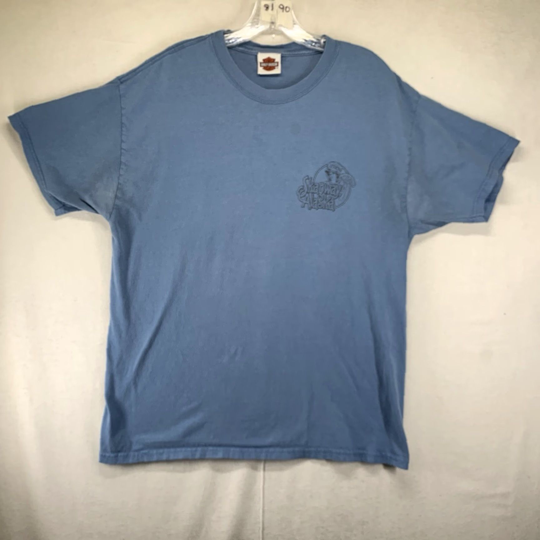 Harley Davidson VINTAGE Harley-Davidson Graphic T-Shirt Large Blue Double-Sided Biker Theme Mens 2006 Size US L / EU 52-54 / 3 - 3 Thumbnail