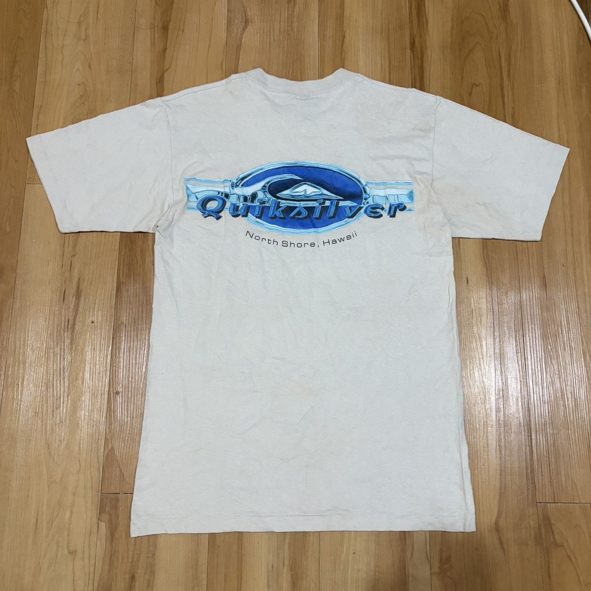 Quiksilver Vintage 90s quiksilver big logo t-shirt Size US S / EU 44-46 / 1 - 2 Thumbnail