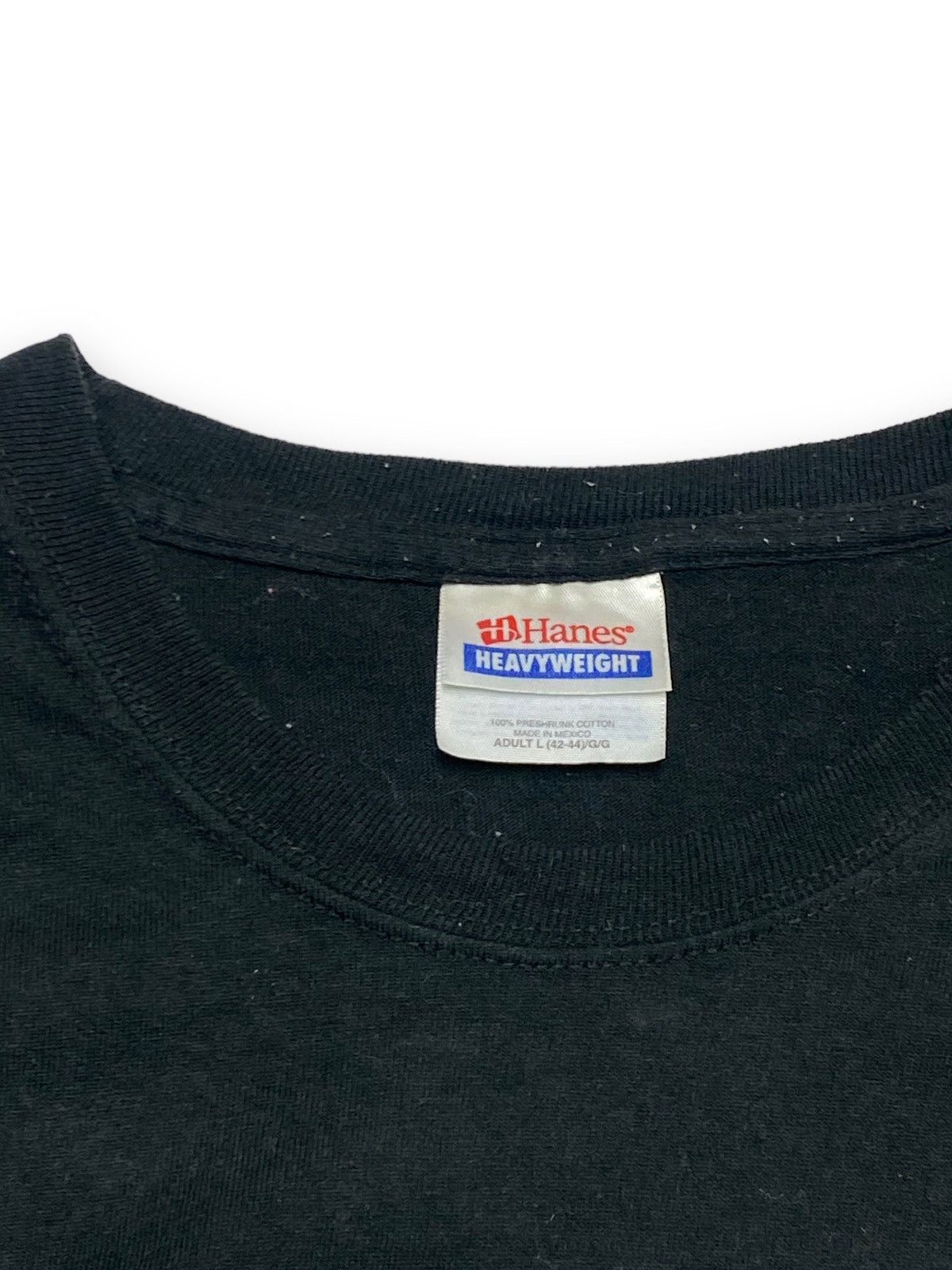 Other !Vintage HANES KEEP AN I3 ON PERFORMANCE Black Long Shirt Size US XL / EU 56 / 4 - 3 Thumbnail