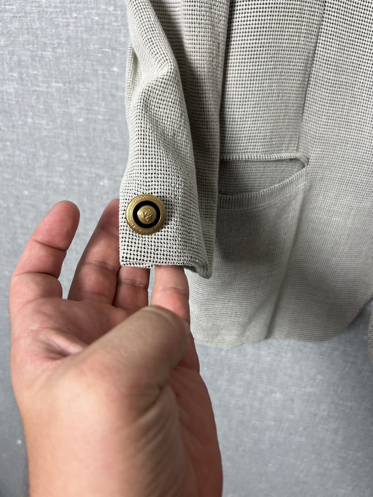 Versace Vintage Versace Classic V2 Rayon Blazer Jacket Size US M / EU 48-50 / 2 - 12 Thumbnail