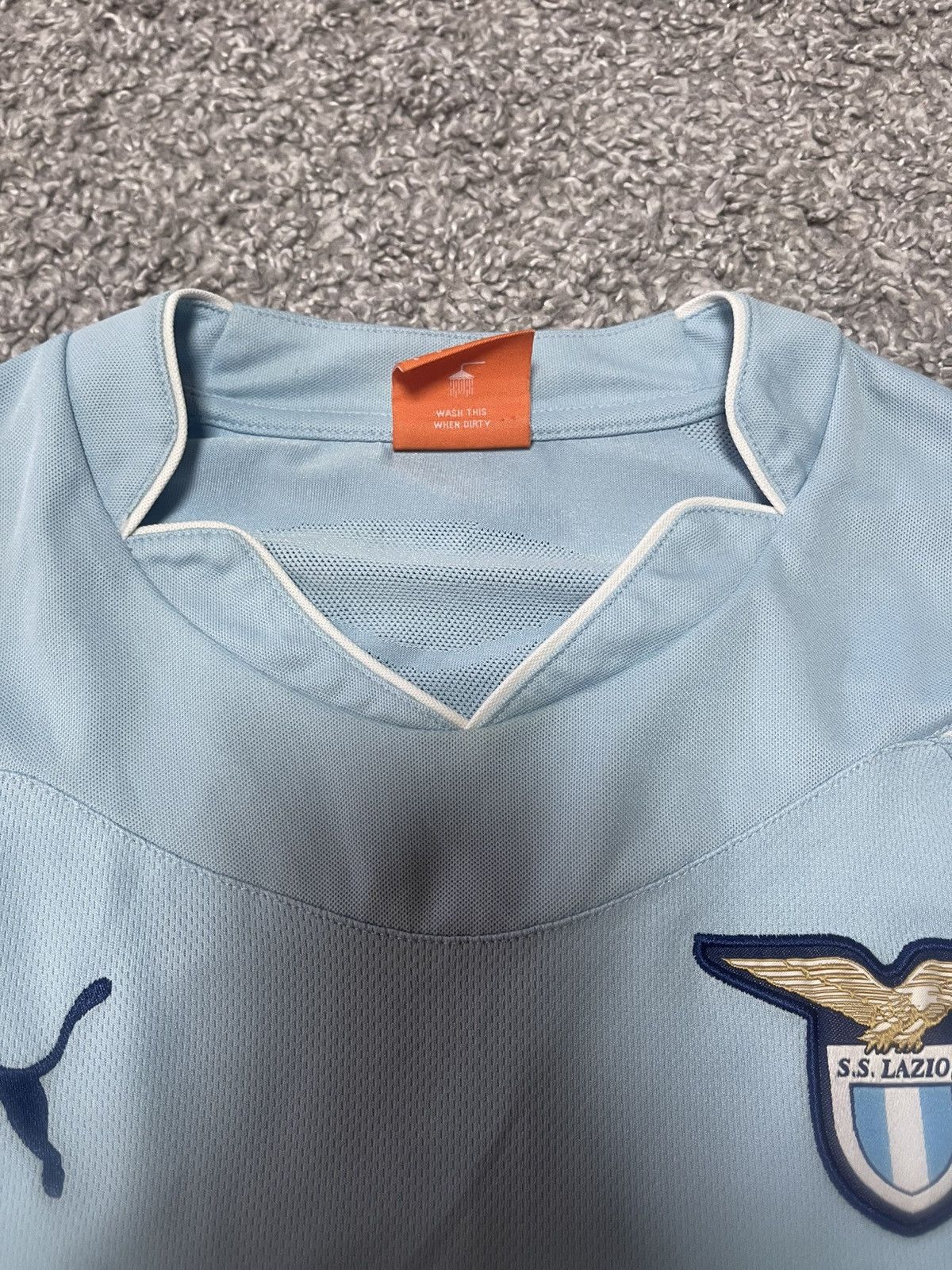 Puma × Vintage LAZIO 2010-2011 HOME FOOTBALL SHIRT SOCCER JERSEY S PUMA Size US S / EU 44-46 / 1 - 12 Thumbnail