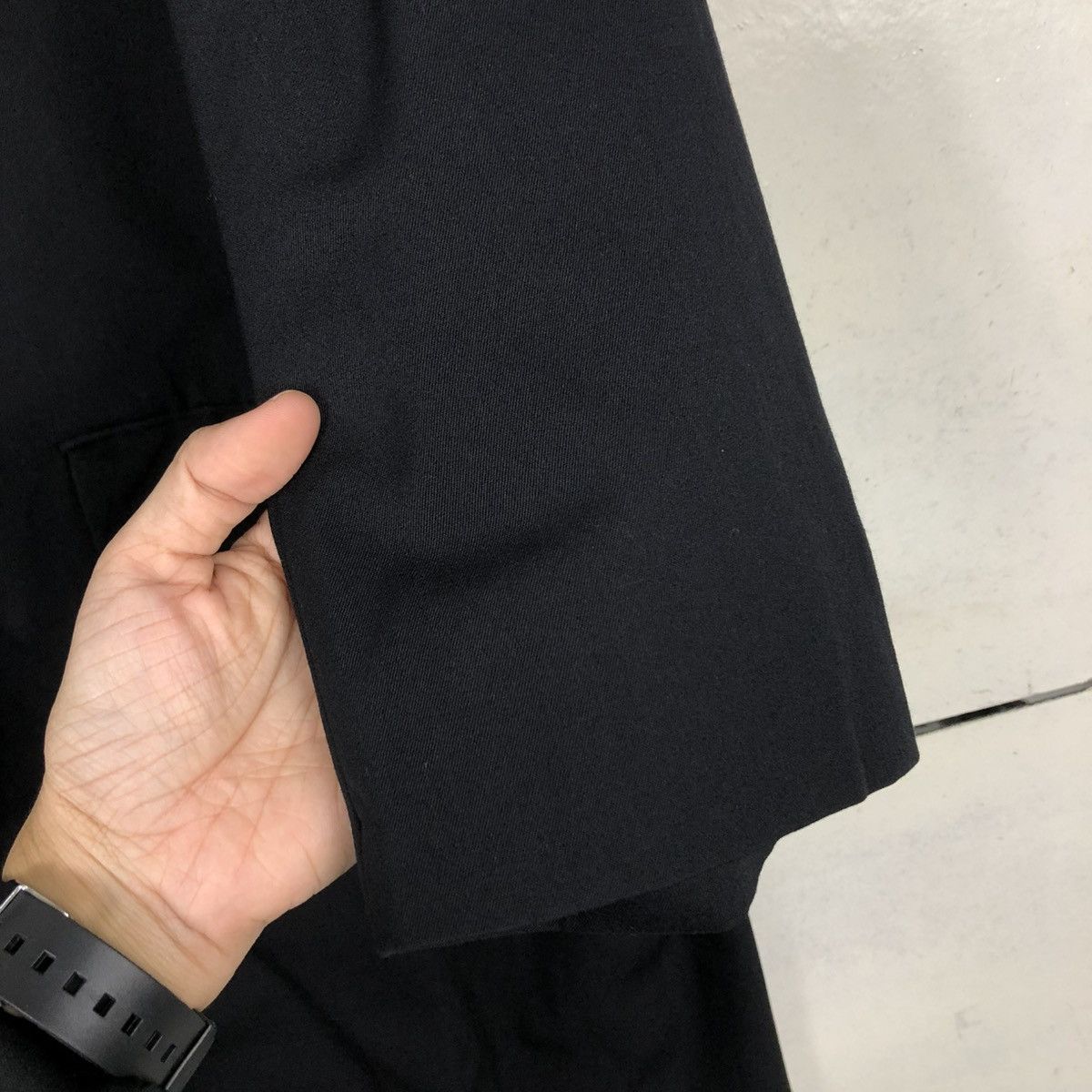 Yohji Yamamoto 🔥ICONIC RICH BLACK WOOL LONG JACKET Y’S FOR MEN JACKET Size US S / EU 44-46 / 1 - 17 Thumbnail