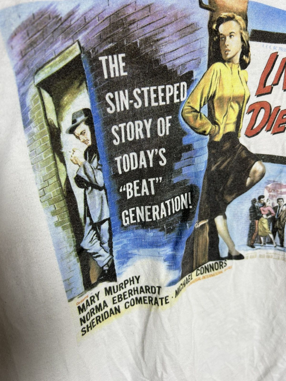 Vintage Rare Vintage Live fast die young promo movie single stitch Size US L / EU 52-54 / 3 - 3 Thumbnail