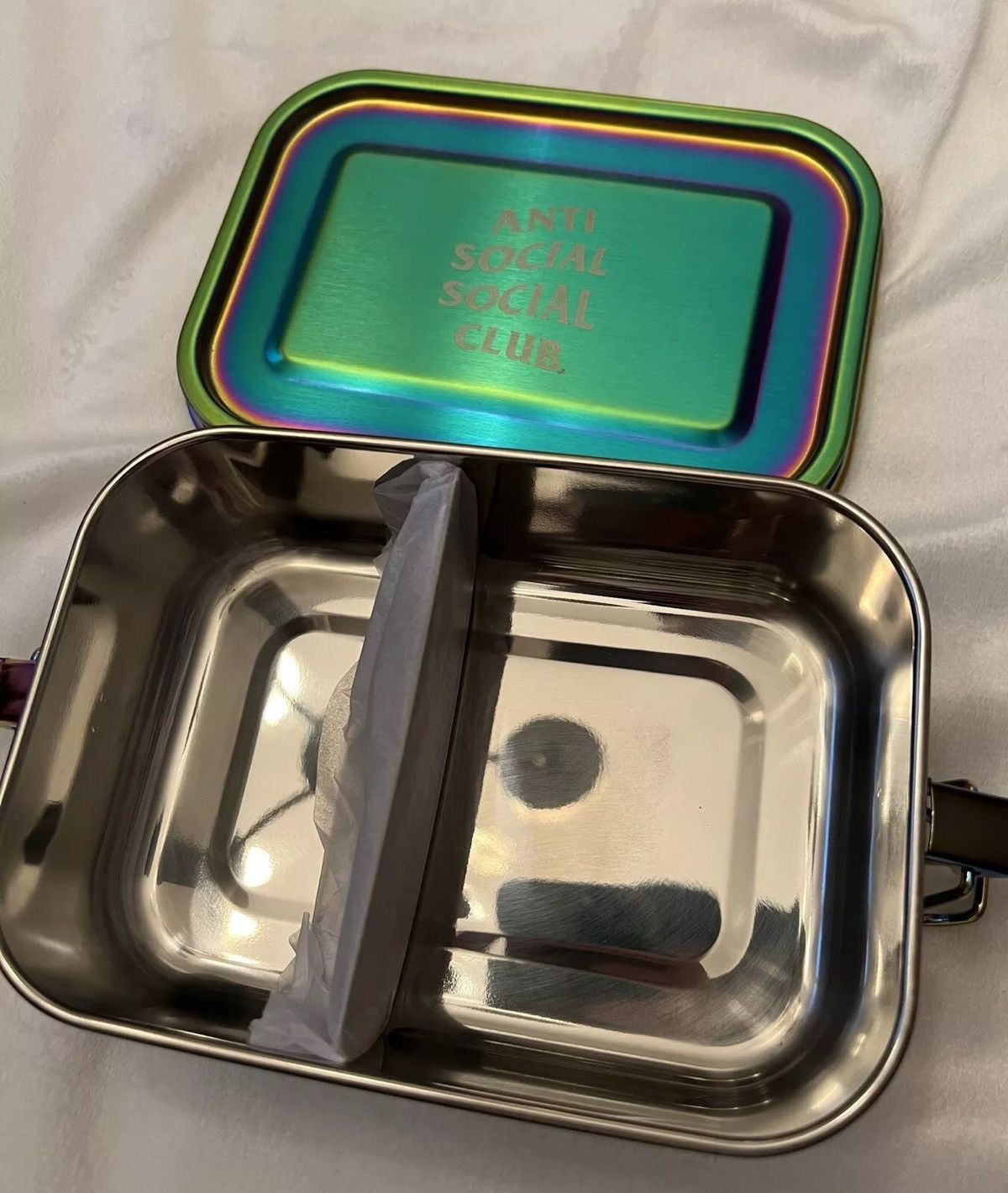 Anti Social Social Club Anti Social Social Club Tin Container Storage Box Size ONE SIZE - 6 Thumbnail