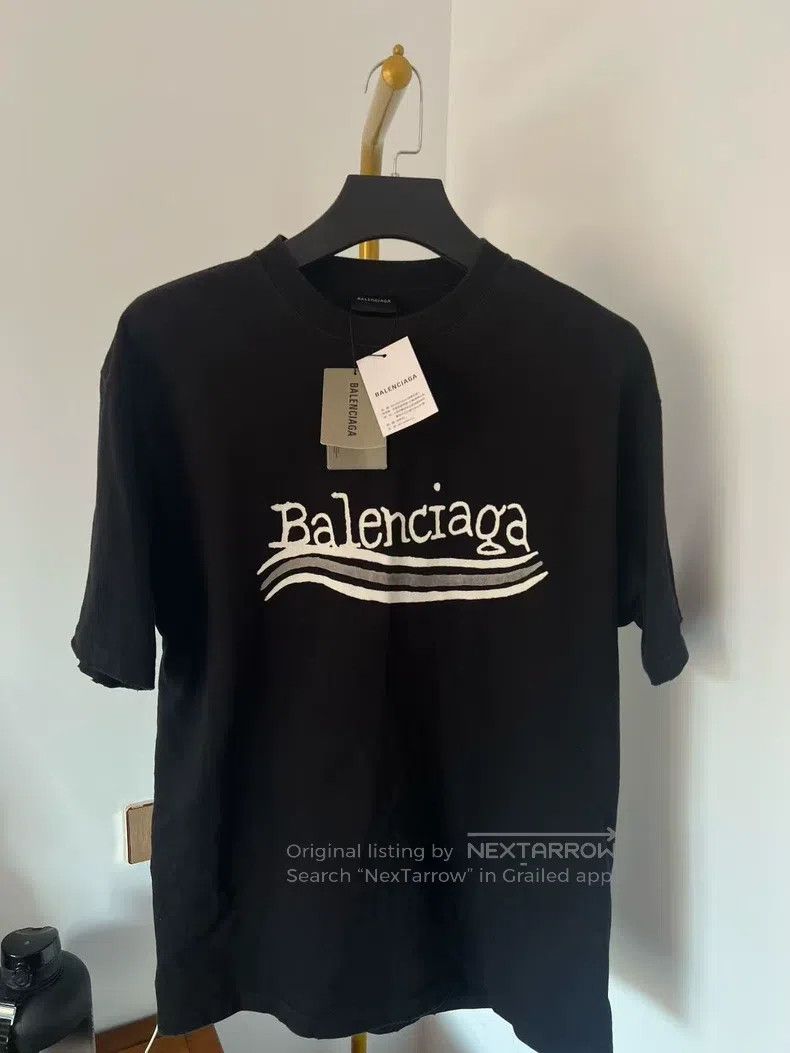 Balenciaga Balenciaga Fuzzy Coca-Cola Short Sleeve T-Shirt XS Size US XS / EU 42 / 0 - 1 Thumbnail