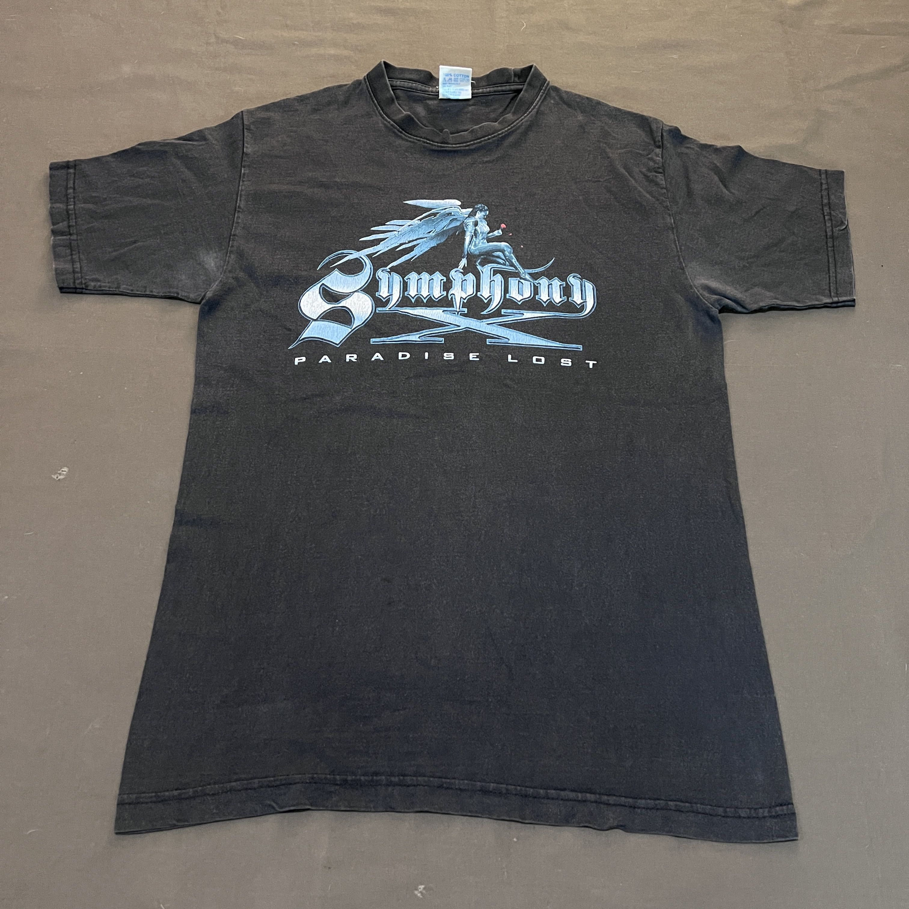Band Tees × Vintage Vintage Y2K Symphony X Progressive Power metal Tee Faded Size US M / EU 48-50 / 2 - 2 Thumbnail