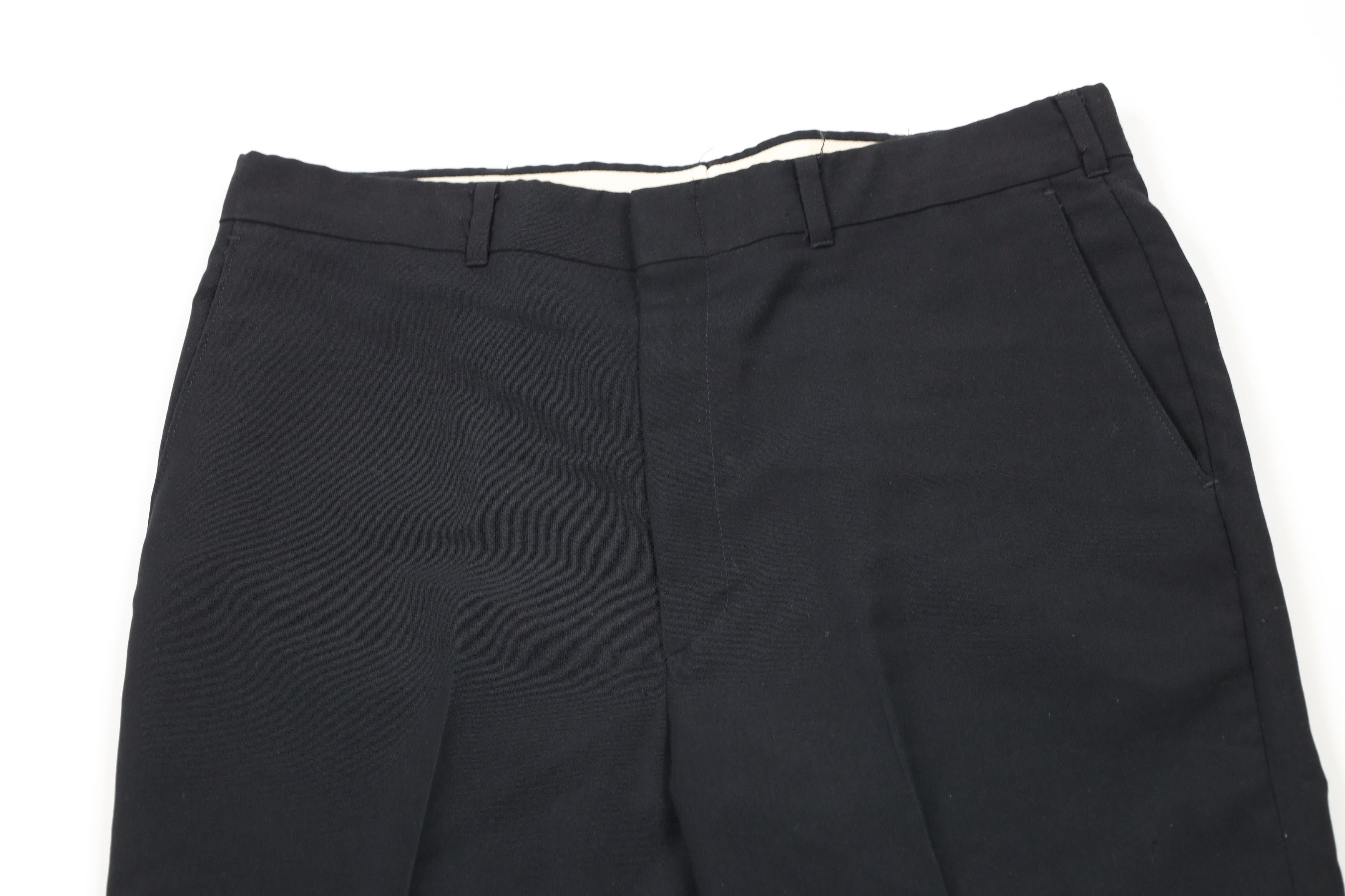 Vintage Vintage 70s Streetwear Wool Blend Wide Leg Chino Pants Size US 34 / EU 50 - 2 Thumbnail