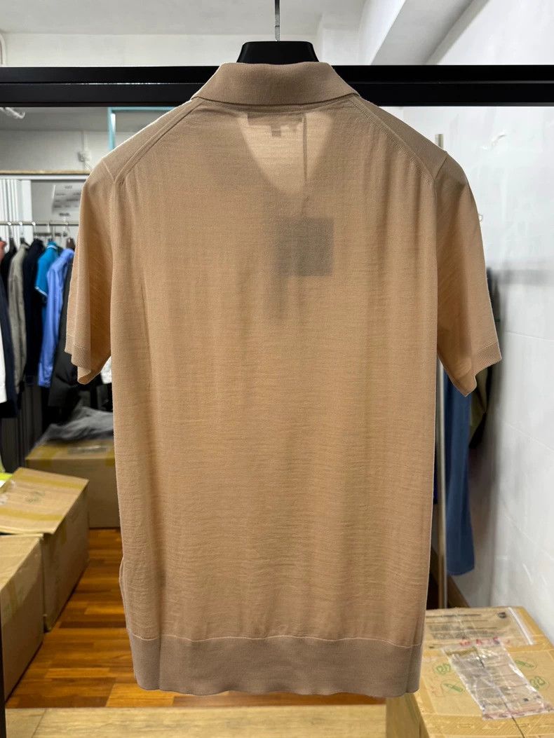 Loro Piana LORO PIANA Lapel Solid Polo Shirt Size US M / EU 48-50 / 2 - 4 Thumbnail