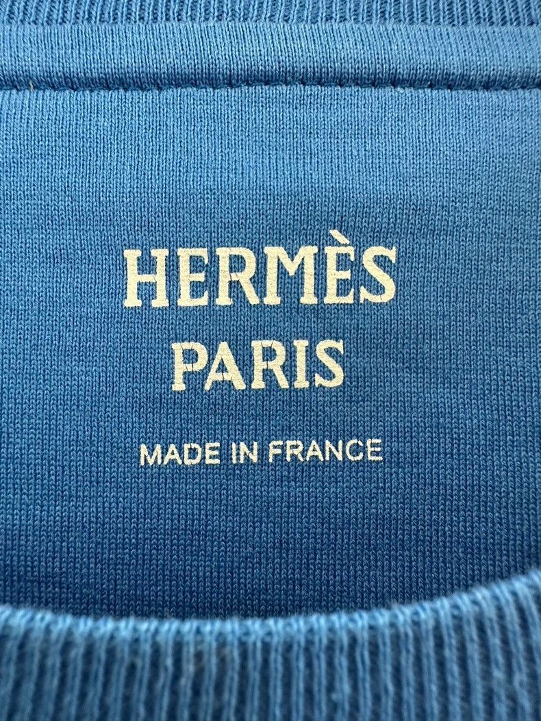 Hermes Blue Hermes Logo Dress for Women-2506 Size 30" / US 8 / IT 44 - 4 Thumbnail