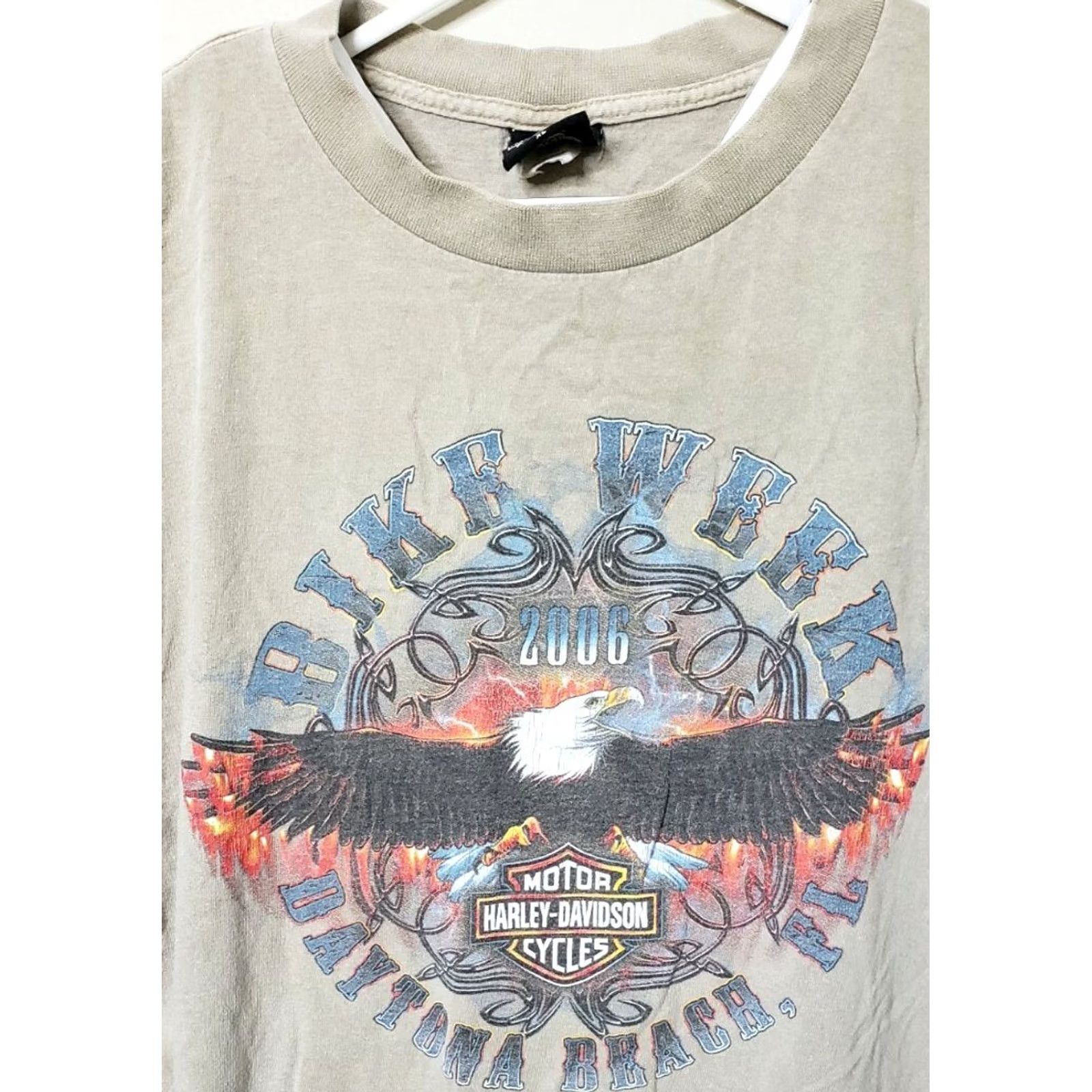 Harley Davidson Harley-Davidson T-Shirt Harlej-Davidson Bruce Rossmeyer's Daytona Solid Short Sleeve Crew Neck XL Black Men Motorcycle EUC Size US XL / EU 56 / 4 - 3 Thumbnail