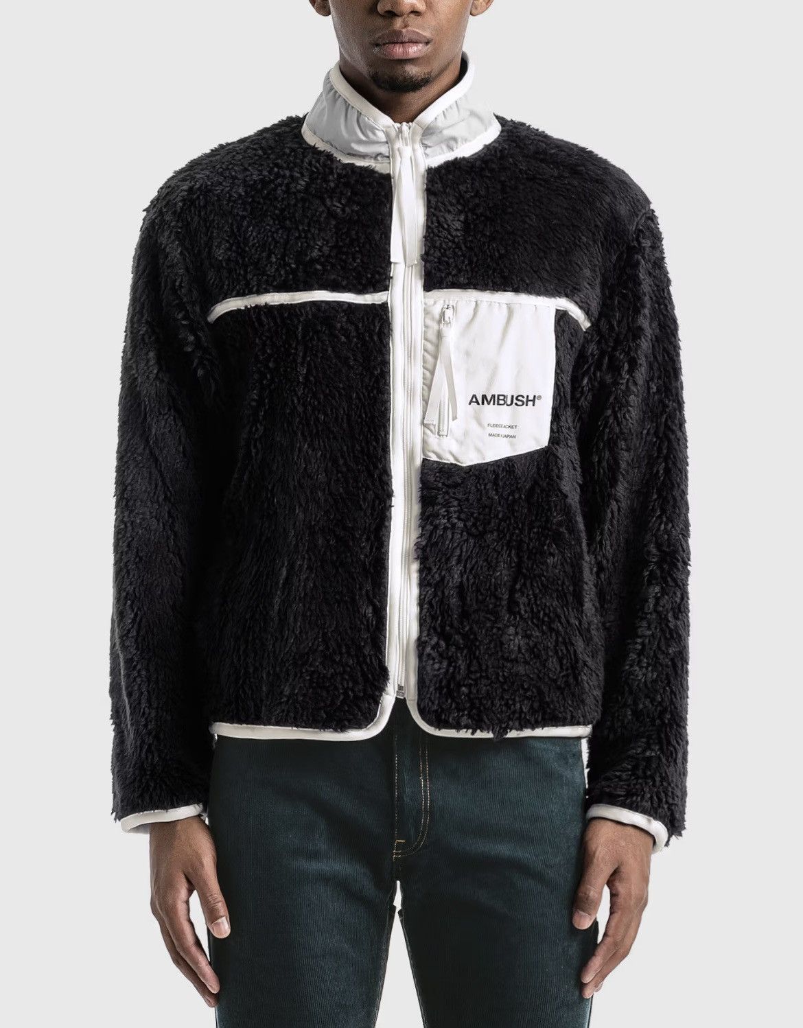 Ambush Design Ambush New Fleece Jacket Black Off-White Made in Japan Size US L / EU 52-54 / 3 - 2 Thumbnail