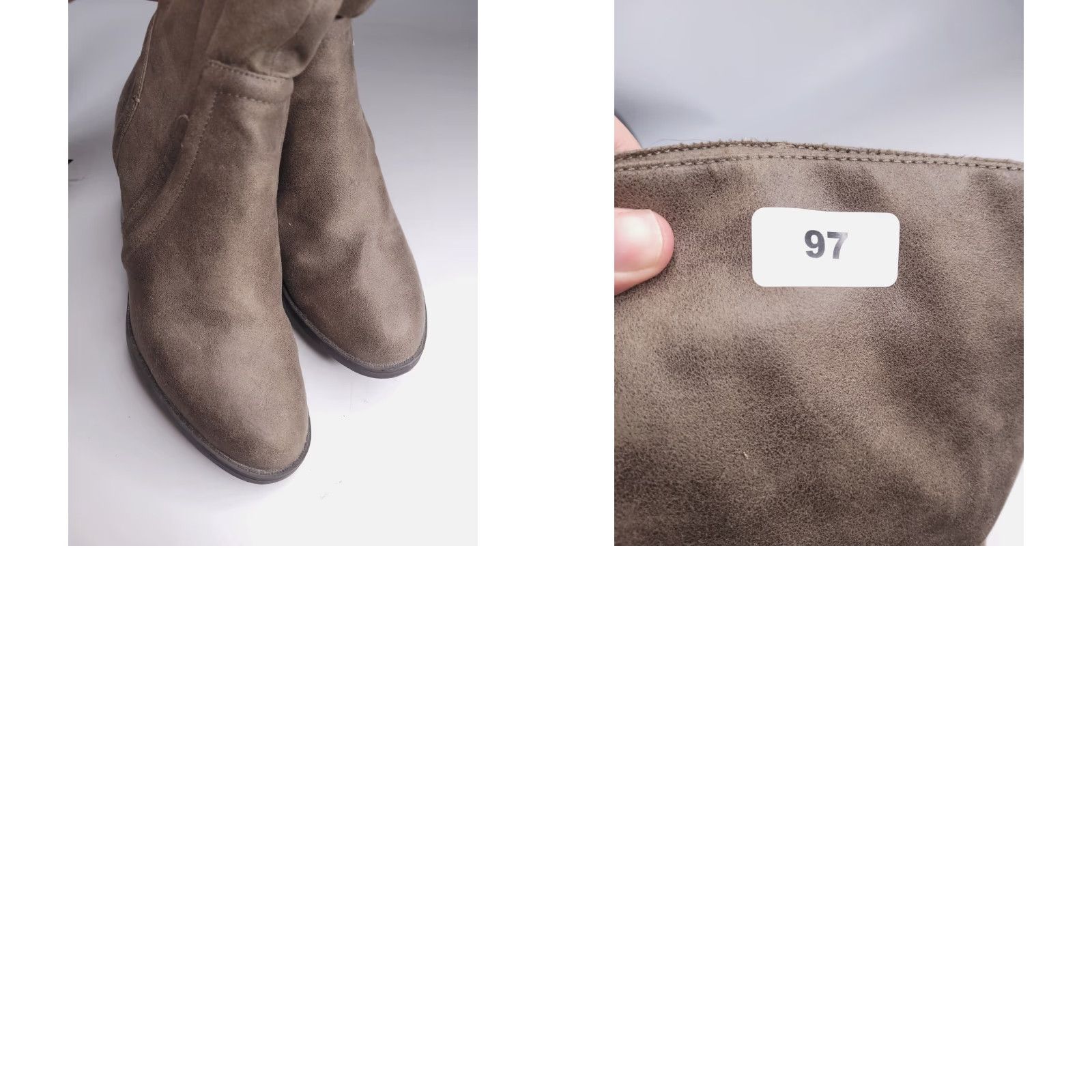 Sugar Sugar Boots Womens 8 Brown Tall Calf Riding Faux Suede Block Heel Almond Toe Bootie Size US 8 / IT 38 - 9 Thumbnail