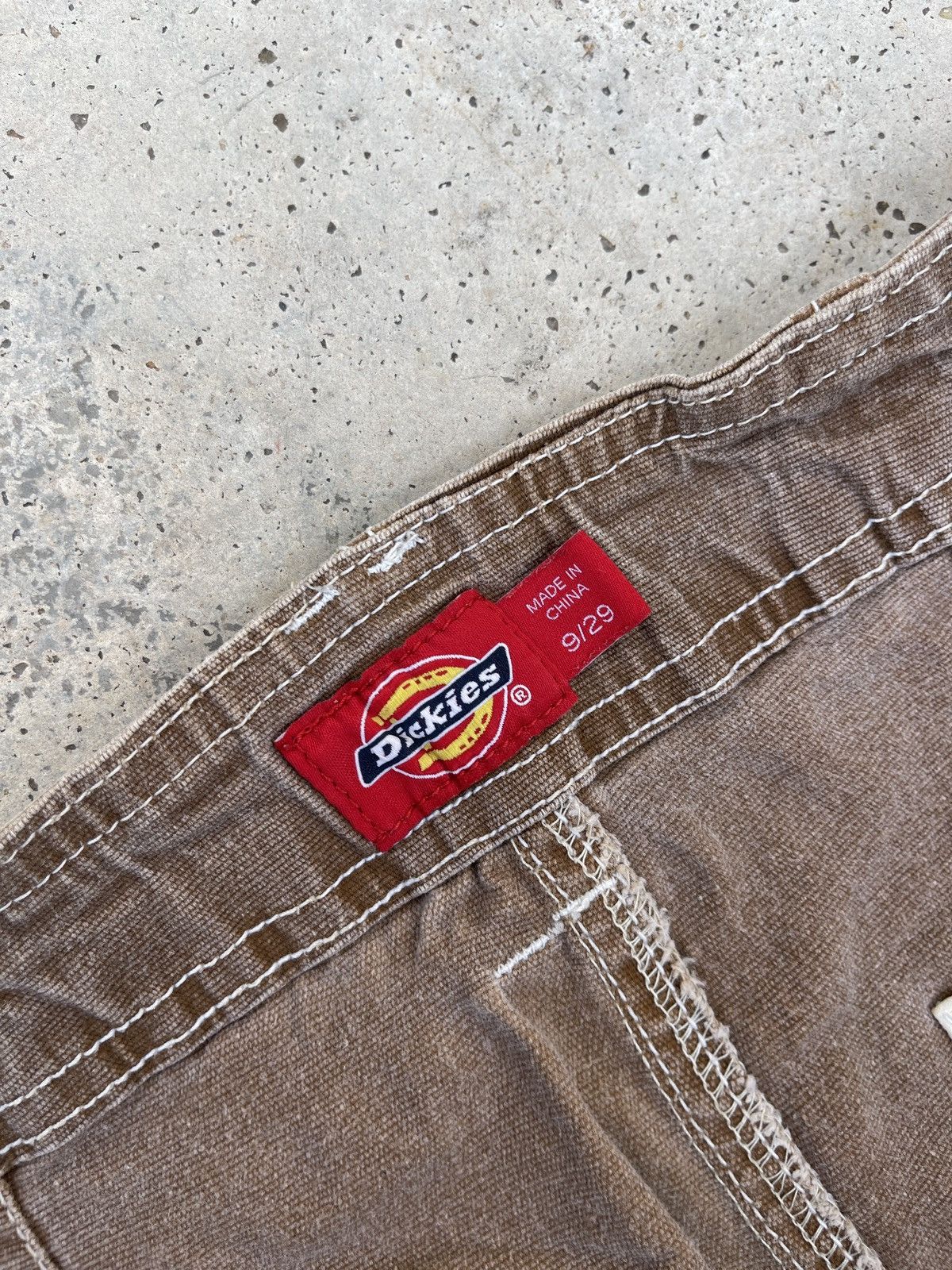 Dickies × Vintage Vintage 90s Faded Brown Dickies Cargo 6 Pocket Pants Size US 31 - 10 Thumbnail